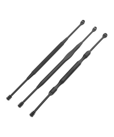 Healeved 1 Set Ear Pick Ear Cleaner Household Tools Ear Wax Drill Ear Wax Picker Earwax Removal Tools Convenient Ear Cleaner Outdoor Ear Cleaner Stainless Steel Earwax Tool Pumice Stone