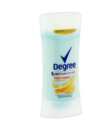 Degree Women Antiperspirant Deodorant Stick Fresh Energy 2.6 oz ( Pack of 4)