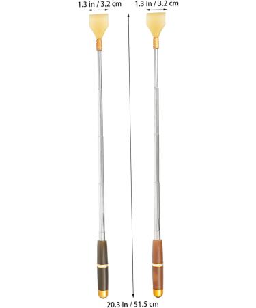Beavorty Retractable Back Scratchers - 4-Pack Telescopic Itching Tools for Ultimate Relief | Green Body Scratch Grate - Buy Online on GoSupps.com