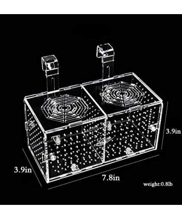 Hamiledyi Aquarium Breeding Isolation Box - Acrylic Fish Tank Hatchery Divider for Guppy, Shrimp, Clownfish & More - Buy Online on GoSupps.com
