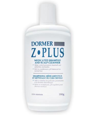 Dormer Z-Plus Medicated Shampoo and Scalp Cleanser Extra Strength Anti-Dandruff Formula for Itching Flaking and Irritation pH Balanced Soothing Menthol Gentle with Rich Conditioners for Soft Manageable Hair - Buy Online on GoSupps.com