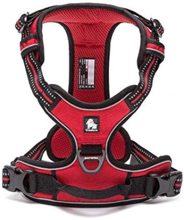 Shop Winhyepet TrueLove No-Pull Dog Harness - Reflective Adjustable with Linen Clips | Control Handle for Small to Large Dogs - TLH5651 M Red - Buy Online on GoSupps.com