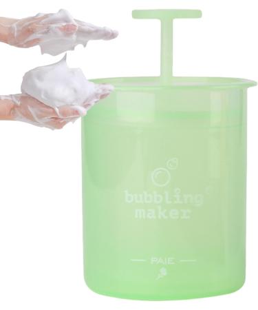Cleanser Foamer | Portable Manual Bubble Foamer | Cleansing Foaming Maker Ergonomic Skincare Facial Cleansing Tool Wash Facial Skin for Travel Green - Buy Online on GoSupps.com