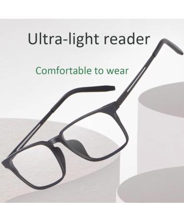 Photochrome Blue Light Blocking Reading Glasses for Men & Women - Outdoor Transition Sunglasses (Black 2.0x) - Buy Online on GoSupps.com