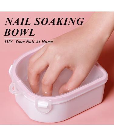 Nail Soaking Bowl Gel Polish Remover Kit | Manicure & Dip Powder Tools | Acrylic Nails Soak Off Bowl & Cuticle Care Set - Buy Online on GoSupps.com