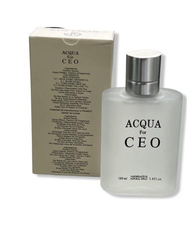ACQUA for CEO by Secret Plus - Eau De Toilette Men's Daywear Cologne 3.4 Fl Oz - Aromatic Marine Nuances - Buy Online on GoSupps.com