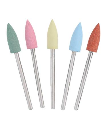 Nail Drill Bits  Silicone Rubber Drill Bit  2.35mm Nail Drill Bits Set  No Dust Pollution Nail Drill Bit Set for Processing and Polishing Nail  Glass  Plastic(152)