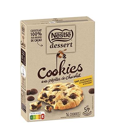 G n rique Nestle Chocolate Pepites Cookies Dessert 351G - Enjoy a Delicious Gourmet Dessert with Chocolate Flavour - Set of 3