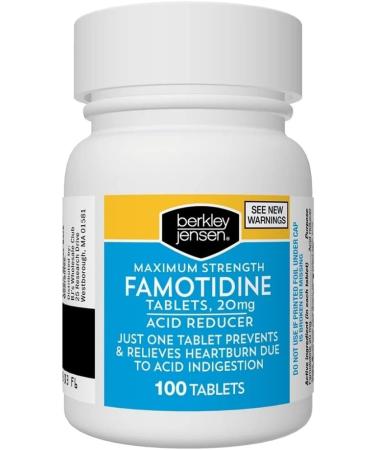 Berkley Jensen Famotidine 200 Count Maximum Strength Acid Reducer Tablets - Buy Online on GoSupps.com