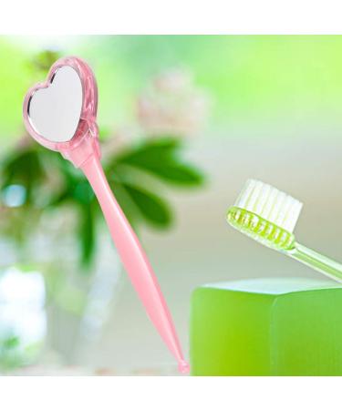 Lurrose Eyebrow Razor & Shaver with Heart Mirror - Eyebrow Trimmer & Eyelash Comb for Women (Pink) | International Shipping Available - Buy Online on GoSupps.com