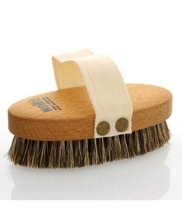 Dry massage brush Kosmetex Wellfit with strap hand dry massage