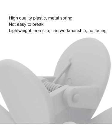 Buy Lightweight Large Flower Claw Clip | Durable Anti-Slip Hair Clip for Women & Girls - Light Gray - International Shipping Available - Buy Online on GoSupps.com