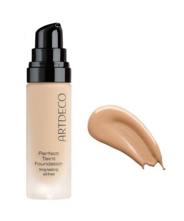 ARTDECO Perfect Teint Foundation  golden biscuit N 52 (0.67 Fl Oz)   lightweight liquid formula provides medium to full coverage without a mask-like effect  conceals imperfections  makeup  hyaluron  vegan
