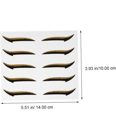 Healvian 60 Pairs Eyeshadow Stickers Eyelid Strips Double Sided Tape Eyeliner Makeup Stickers Glue - Buy Online on GoSupps.com