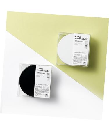 DOITOOL 3 Pcs Portable Makeup Case Portable Makeup Organizer Empty Powder Case Packing Box Cosmetic Travel 2.5*7.1cmx3pcs Blackx3pcs - Buy Online on GoSupps.com