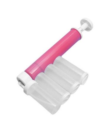 Cake Airbrush Full Color Baking Duster Portable Even Spray Better Control for Cooking (Rose Red)