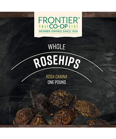 Buy Frontier Natural Products Whole Rosehips 16 oz | Premium Herbal Tea Ingredients - Buy Online on GoSupps.com