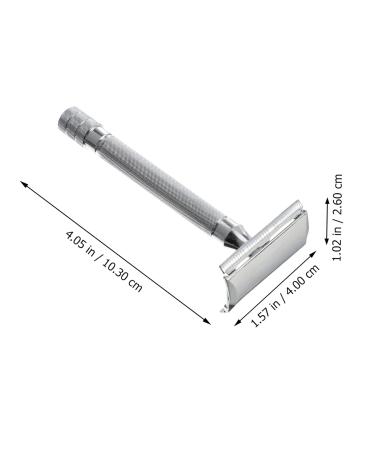 Didiseaon Manual Safety Razor for Men - Durable Stainless Steel Double Edge Shaving Tool Beard Trimmer & Old Fashioned Single Blade Scraper - Buy Online on GoSupps.com