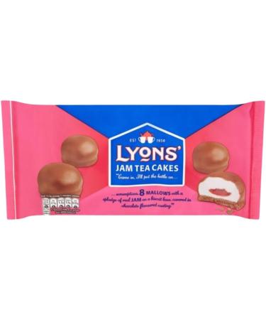 Marshmallow Chocolate Cake Bundle Containing Lyons Jam Tea Cakes 200g (4 Pack) - Buy Online on GoSupps.com