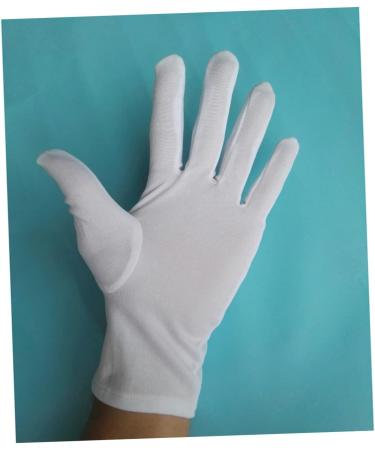 Healeved 12 Pairs Cotton Gloves Inspection Gloves Spa Gloves Guantes Desechables Nylon Gloves Dust Gloves Marching Gloves Work Gloves Party Etiquette Gloves Protection White - Buy Online on GoSupps.com