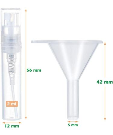 Lahviuu Mini Spray Bottles - 30 PCS 2ml Perfume Atomizers for Travel & Cosmetics - Dusting Perfume & Body Care - Buy Online on GoSupps.com