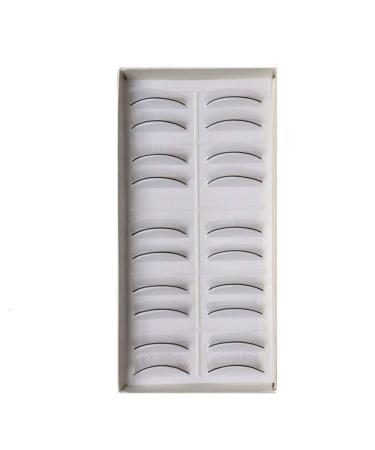 20 Pairs Practice Eyelashes Training Lashes Practice Lashes Eyelash Strips Self Adhesive Lash Extension Supplies Best for Makeup Beginners Beauty Salon