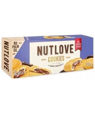 Allnutrition Nutlove Cookies, Double Chocolate - 6 cookies