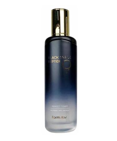 Farm Stay Black Snail & Peptide 9 Perfect Emulsion - Enhance Skin Elasticity & Radiance | Korean Skin Care 120ml - Buy Online on GoSupps.com