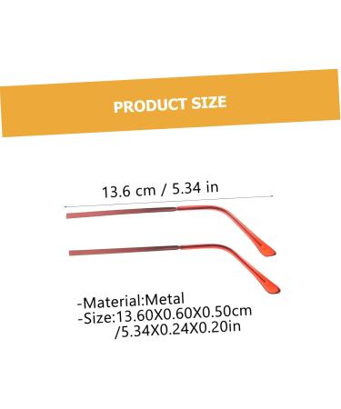 Solustrie Glasses Accessories - Replacement Hinges & Frame Brackets for Sunglasses - Metal Temple Parts in Red Wine - Buy Online on GoSupps.com