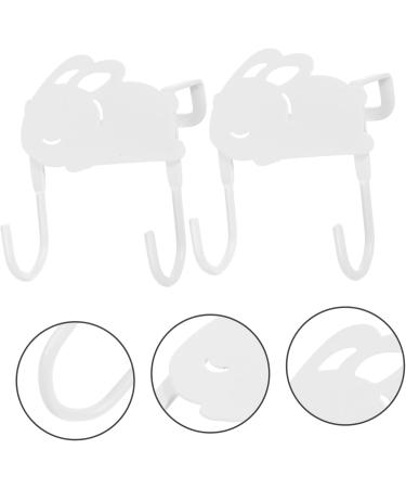 Alipis 2pcs Cute Rabbit Hook Heavy Duty Clothes Rack Towel Rack Hanging Towel Door Hangers Door Hook Key - Buy Online on GoSupps.com