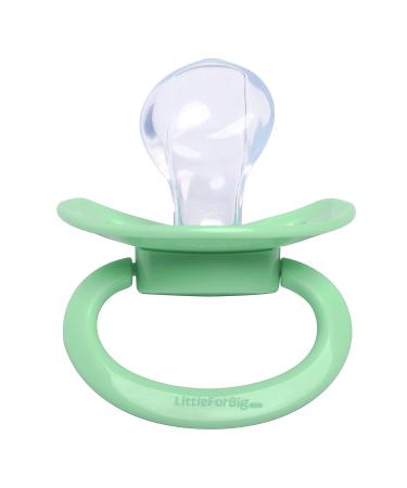 LittleForBig Pacifier BigShield Gen-1 MintGreen - Adult Pacifier for ABDL Community - Buy Online on GoSupps.com