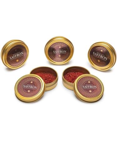 Canada Foods' Premium-Quality Saffron Threads | 100% Natural Authentic Pure | Saffron Spice & Seasoning | 5 Gram Tin of Saffron Strands | Non-GMO Vegan Halal & Kosher 5Gram 5 - Buy Online on GoSupps.com