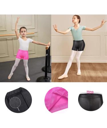 Girls' Sparkle Dance Gymnastics Shorts - Set of 2 | Kids Athletic Wear 5T - Buy Online on GoSupps.com