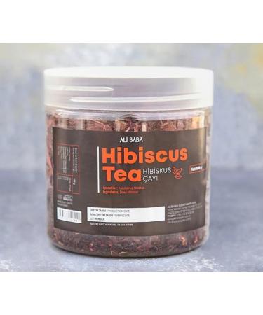 Ali Baba Hibiscus Tea (Hibiskus Cayi)| Unveil the Vibrant Essence of Hibiscus | Harness the Health Benefits of this Herbal Infusion | Experience the Unique Benefits of Herbal Tea | 100g - Buy Online on GoSupps.com