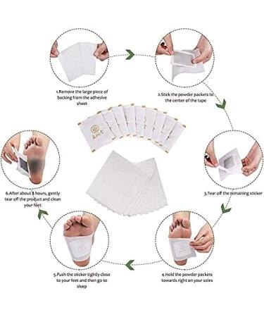 MFLB Anti Swelling Ginger Detoxing Patch Ginger Detox Foot Patches Foot Detox Pads Remove Body Toxins Promote Blood Circulation Relieve Stress Improve Sleep (50pcs) - Buy Online on GoSupps.com