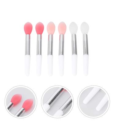 FRCOLOR Silicone Lip Brush Set - 6 PCS Single Head Lip Balm & Oil Applicator - Essential Makeup Brush for Smooth Application - Buy Online on GoSupps.com