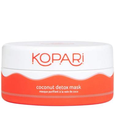 Kopari Coconut Detox Mask- Clay Mask Made With Superfoods Green Tea Probiotics Coconut Oil And More to Remove Impurities and Replenish Skin | 2.0 oz