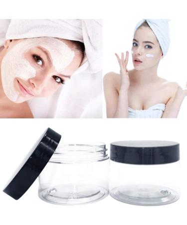 16 Pack 4oz Empty Plastic Pot Jars with Black Lids - Leak Proof Cosmetic Containers for Travel Storage - Ideal for Makeup, Slime, Jewelry, Nails, Powder Paint - Buy Online on GoSupps.com
