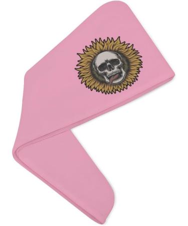 Sunflower Skull Microfiber Hair Towel Wrap for Women - Super Absorbent Hair Turban (10"x26 - Buy Online on GoSupps.com