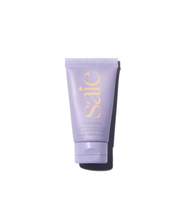 Saie Sunvisor Mini Broad Spectrum Sunscreen Moisturizer with SPF 35 - Hydrating Face Moisturizer & Sunscreen with 100% Mineral Zinc Oxide - Sheer Golden Pearl for a Radiant Glowy Finish (0.5 fl oz) - Buy Online on GoSupps.com