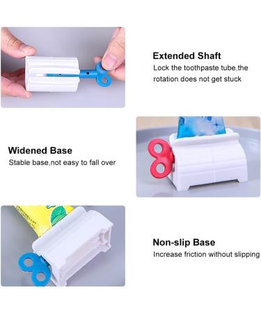 Tube Squeezer Set - 6 Piece Tube Press for Toothpaste Hand Cream & Cosmetics | Effortless Squeeze for Polygel & Color Tubes - Buy Online on GoSupps.com
