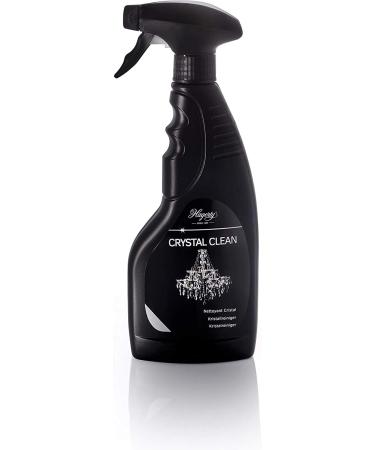 Hagerty Crystal Clean crystal cleaner spray 500 ml i Effective chandelier cleaning agent i cleaning spray for effortless cleaning and maintaining candlesticks made of crystal glass and metal single