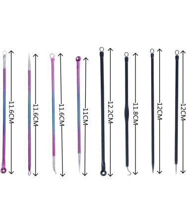 Blackhead and Pimple Popper Kit - Stainless Steel Acne Extraction Tool Set for Blackhead, Whitehead, and Spot Removal - Buy Online on GoSupps.com