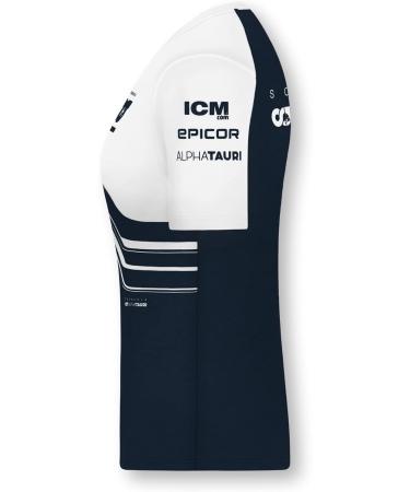 Scuderia AlphaTauri Official Teamline T-Shirt for Women - Medium | Authentic Merchandise for Motorsport Fans - Buy Online on GoSupps.com