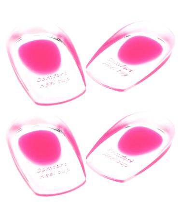 Silicone Gel Heel Cushion Insoles Support Heel Shoe Pads and Relieve Foot Pain