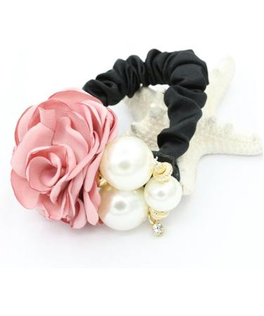 minkissy Little Girl Hair Ties Pearl Hair Ties Flower Pearl Hair Tie Flower Hair Rope Ponytail Hair Bands Flower Pearl Hair Rope Korean Version Hairpin Little Girls Hair Ties - Buy Online on GoSupps.com