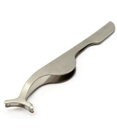 Demarkt per false eyelash applicator/remover tweezers clip nipper false whipped lashes lashes extension sliber