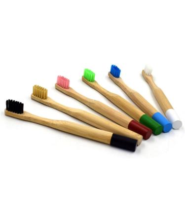 FRCOLOR 8 Pcs Bamboo Toothbrush Set - Soft Bristle Eco-Friendly Toothbrushes for Adults & Women - Buy Online on GoSupps.com