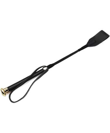 18-Piece Gold and Purple Riding Crop Set | Genuine Leather Jump Bat Top | Black Faux Handle - Buy Online on GoSupps.com