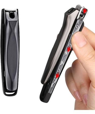 SUICRA Nail Clippers Fingernail Clipper Toenail 1PC Stainless Steel Nail Clippers Household Nail Clippers Diagonal Anti-Splash Waterproof Professional Nail Trimmer(Black Silver) (Color : Silver Siz Small Silver - Buy Online on GoSupps.com